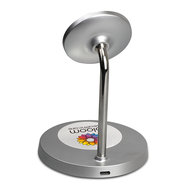 The Orb 2-in-1 MagSafe Wireless Charger and phone stand can charge... from ASI 90154 Sunjoy Group Inc