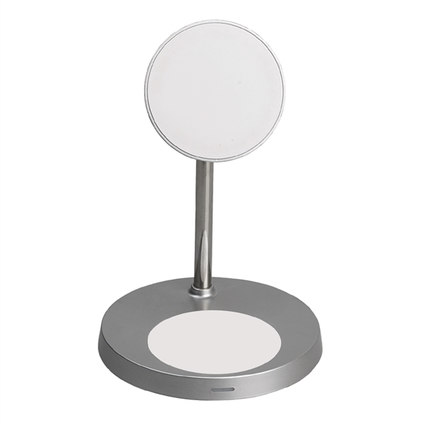 The Orb 2-in-1 MagSafe Wireless Charger and phone stand can charge... from ASI 90154 Sunjoy Group Inc