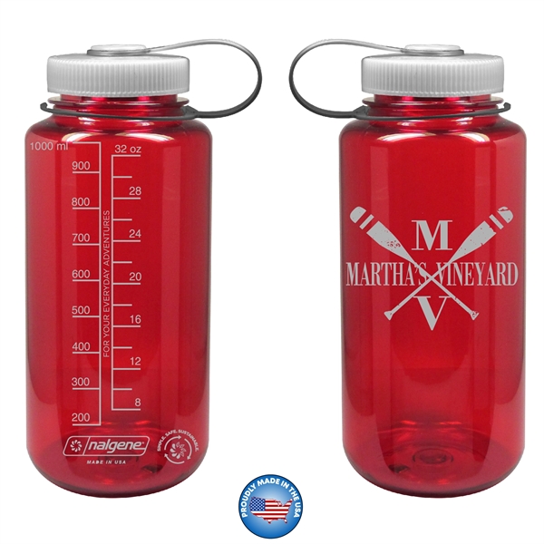 Nalgene Sustain 32 ounce made with 50% recycled material.  Imprint... from ASI 74245 Nordic Co Inc / Nordic Promos