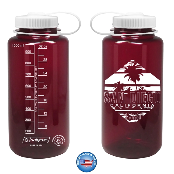 Nalgene Sustain 32 ounce made with 50% recycled material.  Imprint... from ASI 74245 Nordic Co Inc / Nordic Promos