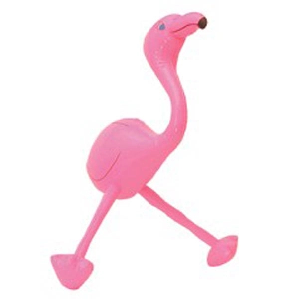 25" inflatable flamingo; sold blank.... from ASI 42016 Brighter Promotions Inc