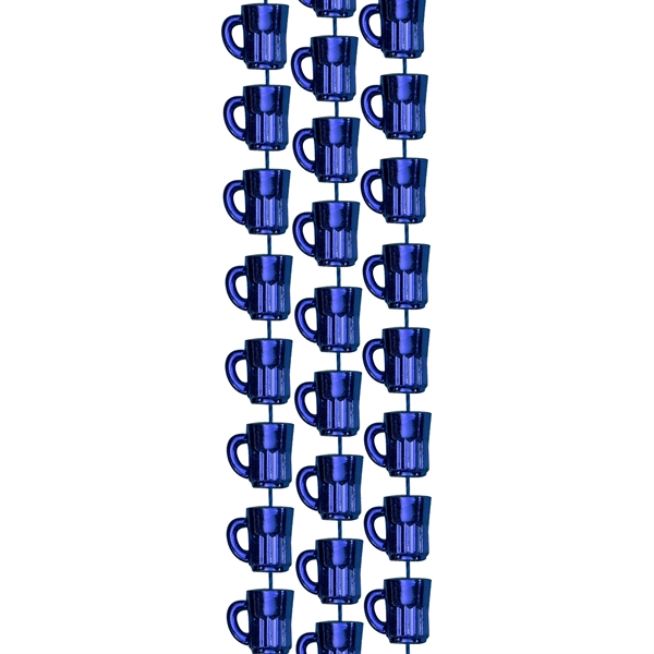 33" necklace with 7.5mm beer mug shaped beads.... from ASI 42016 Brighter Promotions Inc