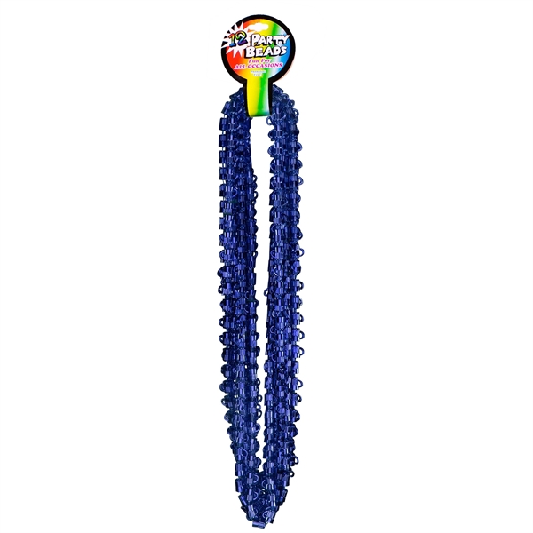 33" necklace with 7.5mm beer mug shaped beads.... from ASI 42016 Brighter Promotions Inc