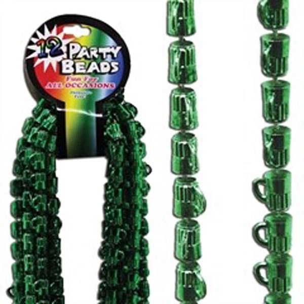 33" necklace with 7.5mm beer mug shaped beads.... from ASI 42016 Brighter Promotions Inc