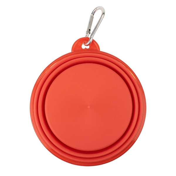 Collapsible Pet Bowl with carabiner to attach to bags.... from ASI 54040 Fey Promo / Mi Line by Fey