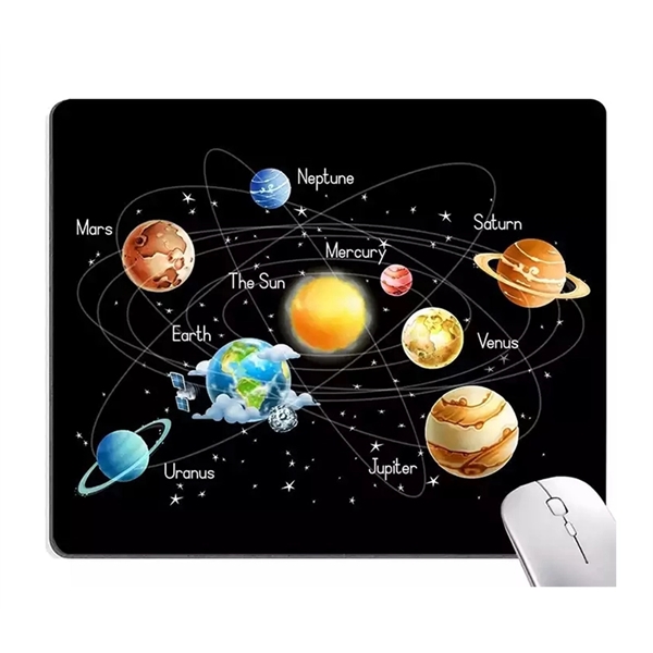 Rubber mouse pad plus full color heat transfer on top.... from ASI 37218 Athena Promo (tm)