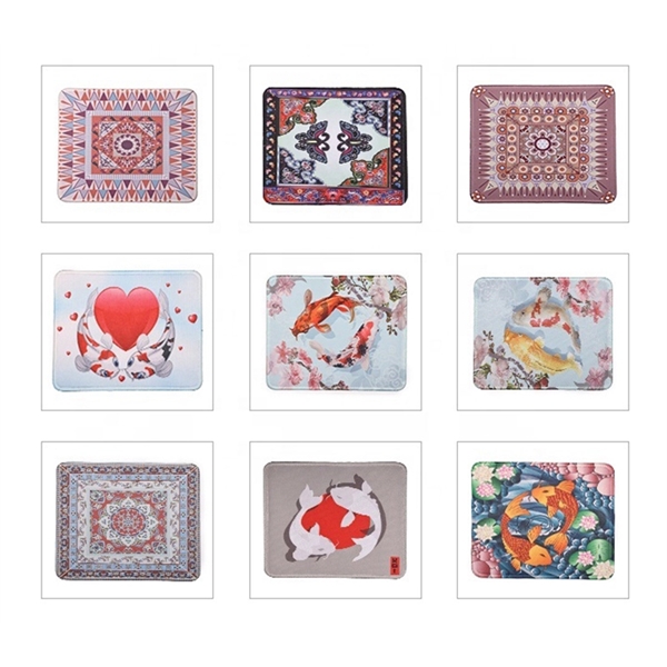 Rubber mouse pad plus full color heat transfer on top.... from ASI 37218 Athena Promo (tm)