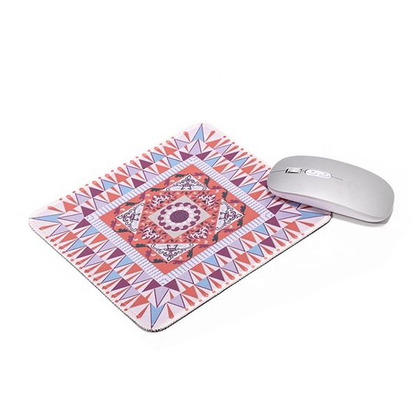Rubber mouse pad plus full color heat transfer on top.... from ASI 37218 Athena Promo (tm)