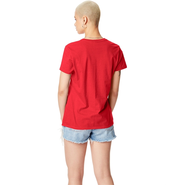 Women's contoured, side-seamed T-shirt made of preshrunk cotton in several available... from ASI 34063 alphabroder