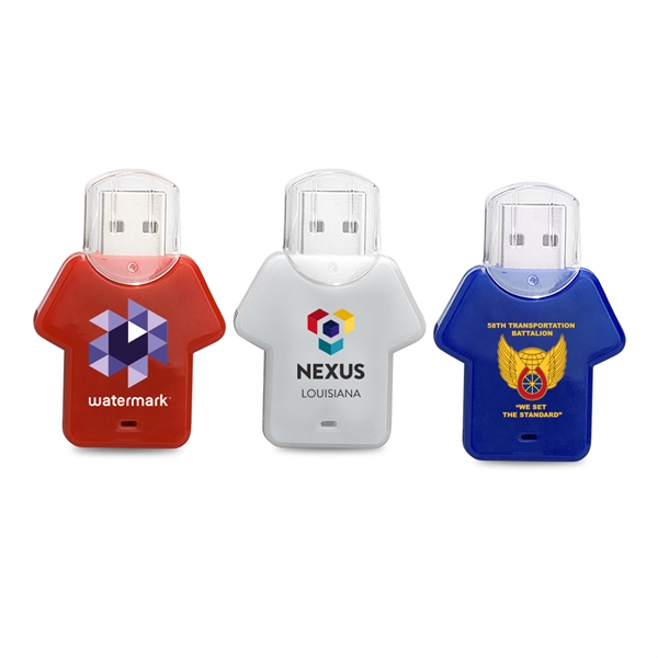 The T-Shirt USB Flash Drive is a catchy USB product for... from ASI 90154 Sunjoy Group Inc