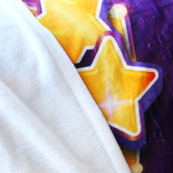 A custom 50x60 silk touch blanket... from ASI 61966 HPG / Best Promotions USA