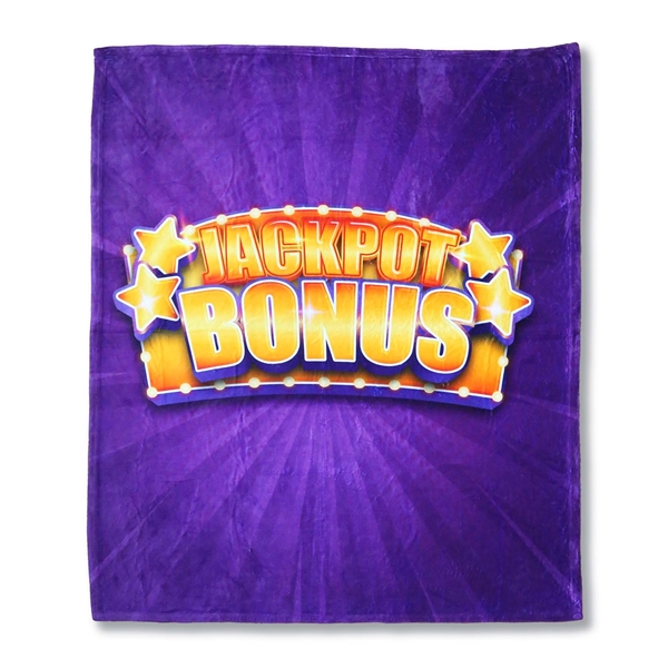A custom 50x60 silk touch blanket... from ASI 61966 HPG / Best Promotions USA