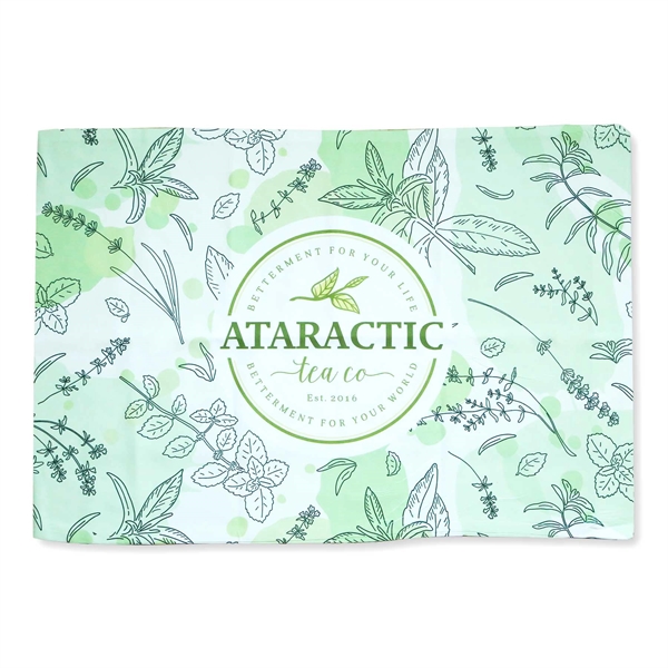 A 20 x 30 polyester pillow case with a one-sided, full-color,... from ASI 61966 HPG / Best Promotions USA