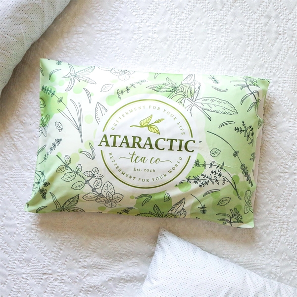 A 20 x 30 polyester pillow case with a one-sided, full-color,... from ASI 61966 HPG / Best Promotions USA