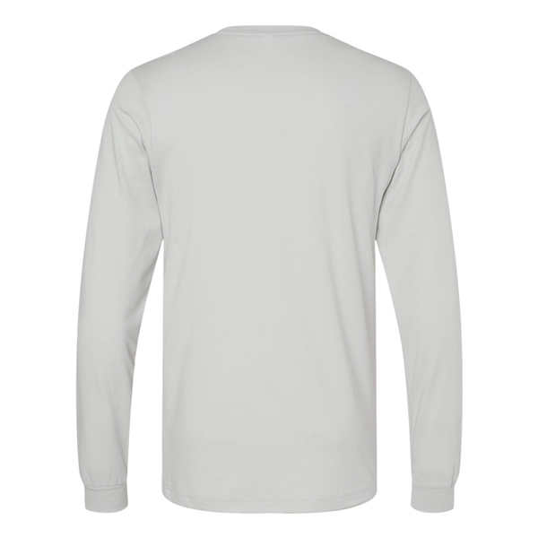 Adult long sleeve crewneck t-shirt with 2" rib cuffs. Blank product.... from ASI 84358 S&S Activewear