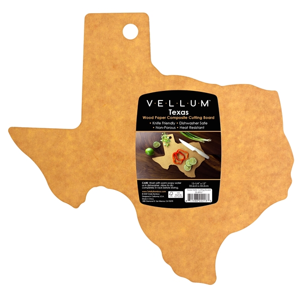 Texas shape cutting board. Durable, non-porous and heat safe. Dishwasher safe!... from ASI 91565 Totally Bamboo