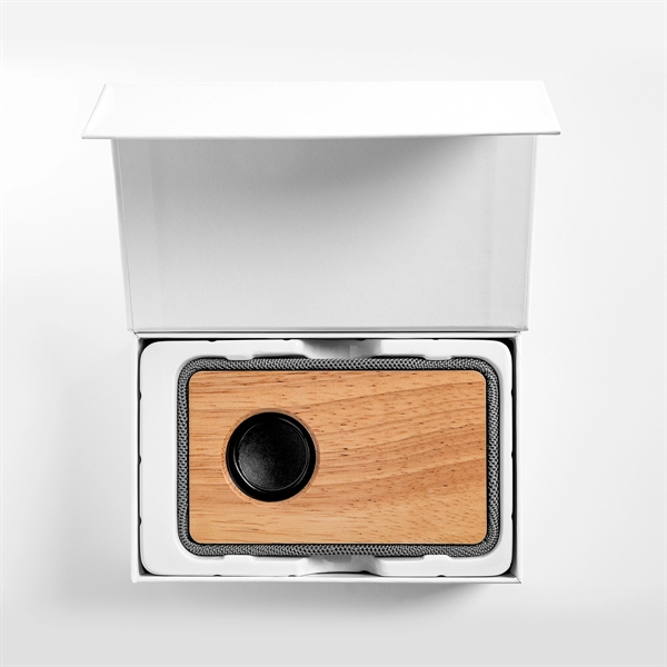 A luxurious Bluetooth speaker that incorporates the modern look of wood... from ASI 91435 Tomax USA / Tomax