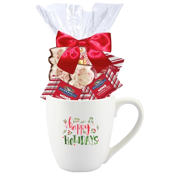Holiday Ghirardelli Peppermint Gift Mug... from ASI 89971 Stuff A Mug
