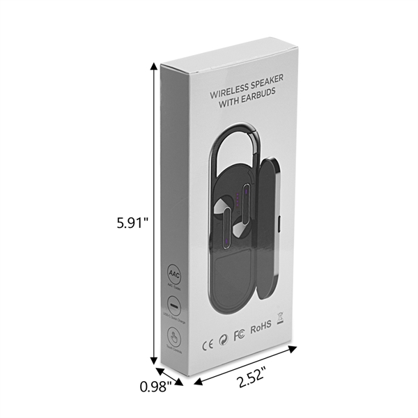 The 2-in-1 Anaheim TWS Earbuds and Bluetooth Speaker is designed to... from ASI 90154 Sunjoy Group Inc