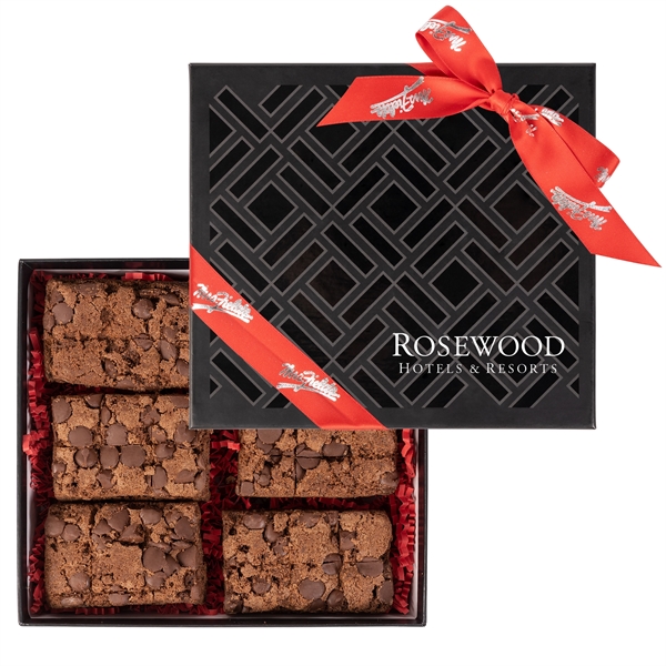 Mrs. Fields Deluxe Gift Box with Brownies... from ASI 44900 NC Custom (CI/Lanco) / Chocolate Inn