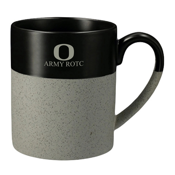 15 oz. Two-tone Ceramic Mug with speckled base... from ASI 39820 Opusline (Benmex) / Opus Line