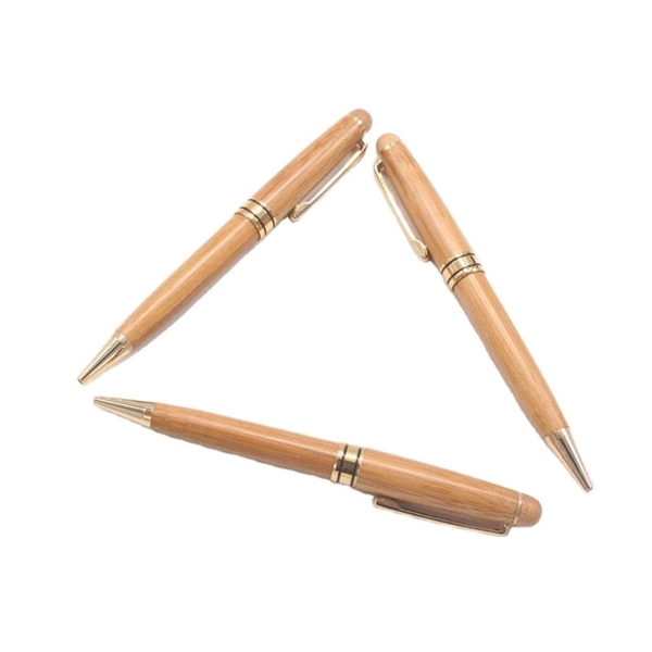 Executive bamboo pen plus 1 color silkscreen imprint or laser engraving... from ASI 37218 Athena Promo (tm)