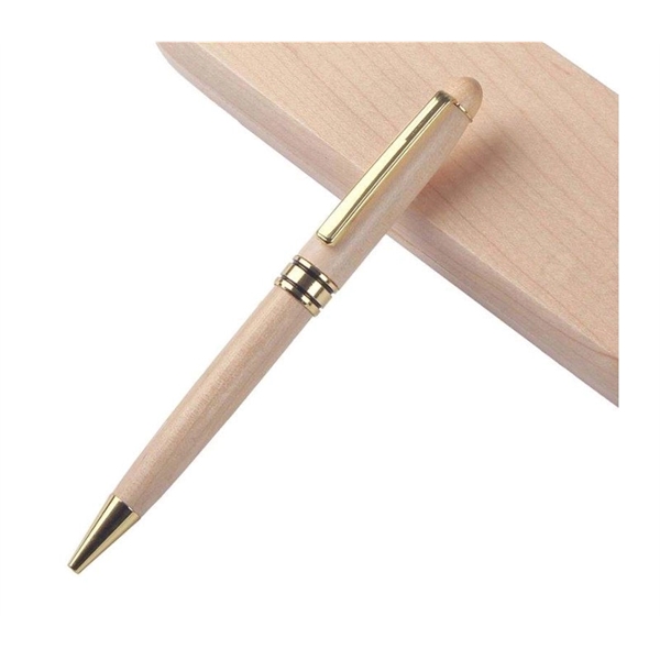 Wooden pen with 1 color silkscreen imprint or laser engraving and... from ASI 37218 Athena Promo (tm)