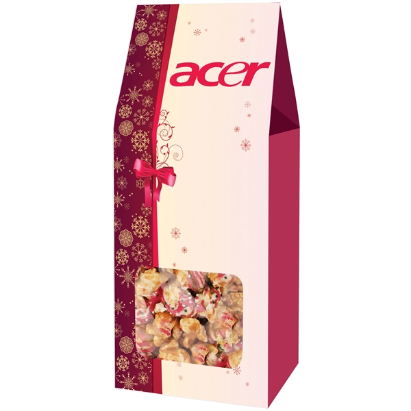 Gourmet popcorn gable box - Christmas crunch flavor.  Item Size:... from ASI 71685 Midnite Snax®