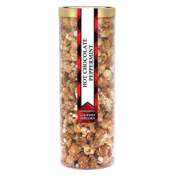 Executive tube of hot chocolate peppermint flavor popcorn. Item Size: 3.5"... from ASI 71685 Midnite Snax®