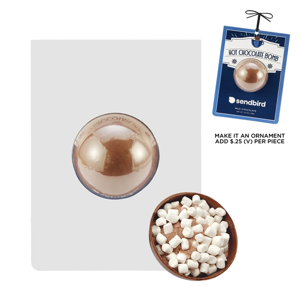 Valentine's Day Mega Hot Chocolate Bomb Billboard Card... from ASI 71685 Midnite Snax®