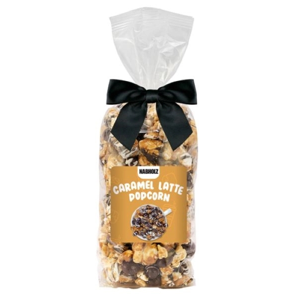 Gourmet popcorn gift bag - caramel latte flavor. Item Size: 4"L... from ASI 71685 Midnite Snax®