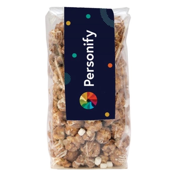 Contemporary popcorn gift bag - hot chocolate flavor. Item Size: 3.75"L... from ASI 71685 Midnite Snax®