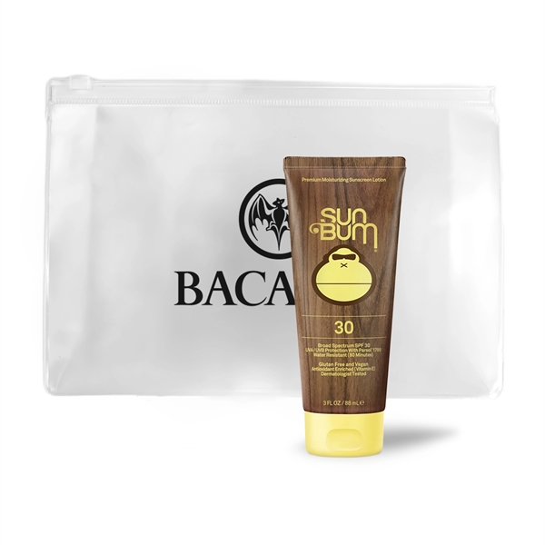 3 oz. travel size bottle of Sun Bum® SPF 30 sunscreen... from ASI 61005 Hirsch Gift Inc