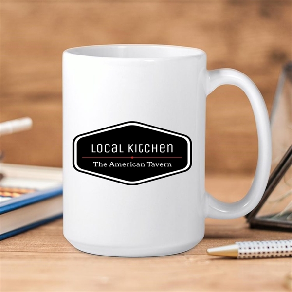 11 Oz Sublimated Ceramic Full Color Glossy Coffee Mug.  Bright... from ASI 62635 Inno-Vative Solutions Grp LTD