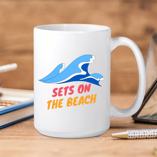 11 Oz Sublimated Ceramic Full Color Glossy Coffee Mug.  Bright... from ASI 62635 Inno-Vative Solutions Grp LTD