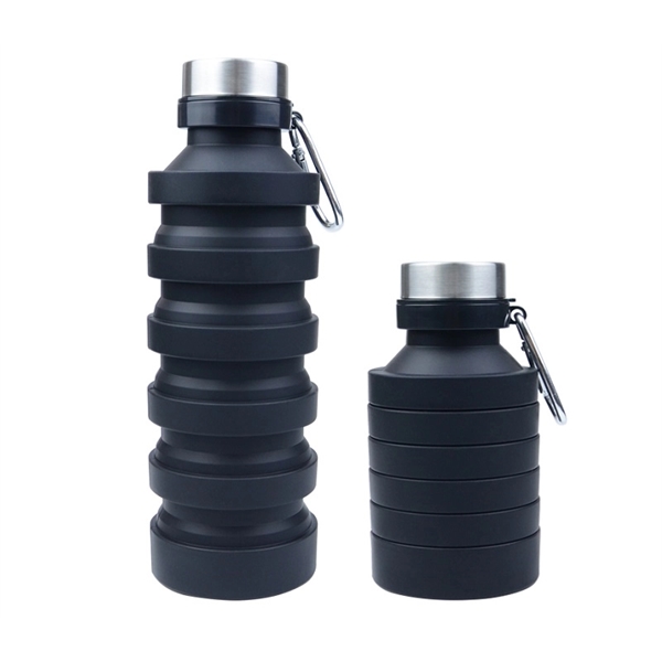 Silicone collapsible bottle, 27oz. plus 1c of silkscreen imprint on body.... from ASI 37218 Athena Promo (tm)