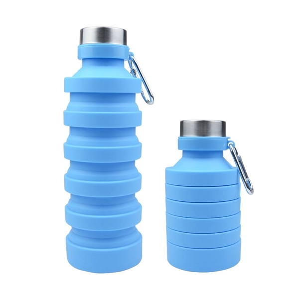 Silicone collapsible bottle, 27oz. plus 1c of silkscreen imprint on body.... from ASI 37218 Athena Promo (tm)