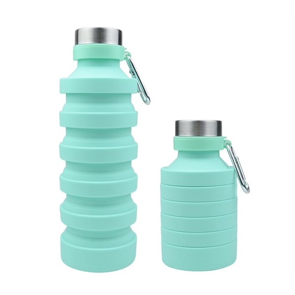 Silicone collapsible bottle, 27oz. plus 1c of silkscreen imprint on body.... from ASI 37218 Athena Promo (tm)