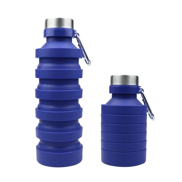 Silicone collapsible bottle, 27oz. plus 1c of silkscreen imprint on body.... from ASI 37218 Athena Promo (tm)