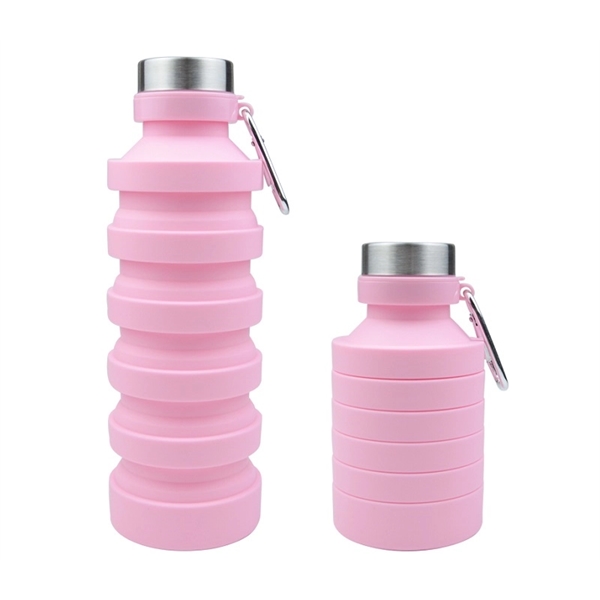 Silicone collapsible bottle, 27oz. plus 1c of silkscreen imprint on body.... from ASI 37218 Athena Promo (tm)