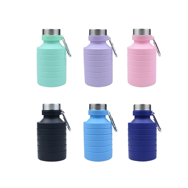 Silicone collapsible bottle, 27oz. plus 1c of silkscreen imprint on body.... from ASI 37218 Athena Promo (tm)