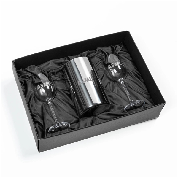 Jacobs Wine Cooler &  2 or 4 Stemless Germain Wine... from ASI 84592 St Regis Group