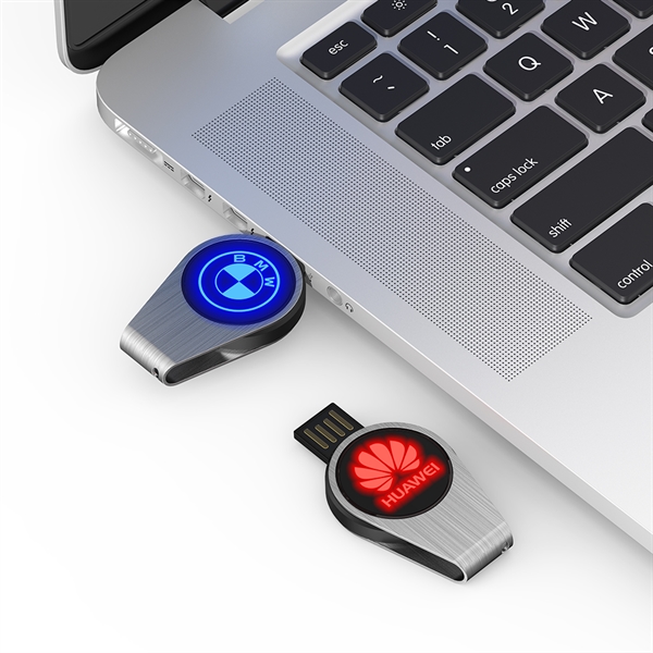 This Kangley Light Up 360 Degree Rotating Acrylic USB is a... from ASI 90154 Sunjoy Group Inc