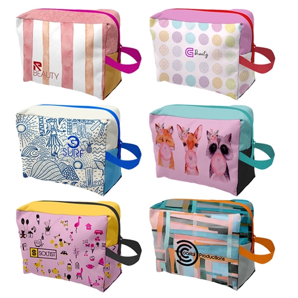 Full Color Toiletry Travel Bag - A Multipurpose bag that is... from ASI 67557 LimeLight Ent