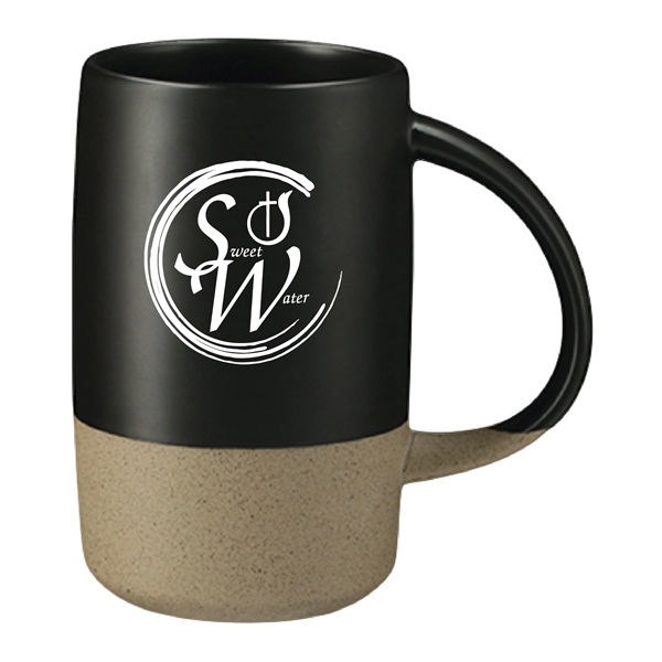 17 oz. Two-tone Vintage Ceramic Mug... from ASI 39820 Opusline (Benmex) / Opus Line