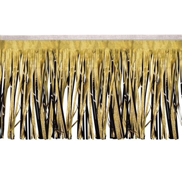 Vinyl fringe with embossed gold and standard black color scheme.... from ASI 87188 Showdown Displays