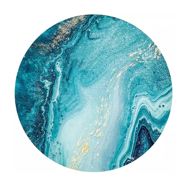 Round rubber mouse pad with free full-color heat transfer on top... from ASI 37218 Athena Promo (tm)