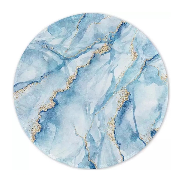 Round rubber mouse pad with free full-color heat transfer on top... from ASI 37218 Athena Promo (tm)