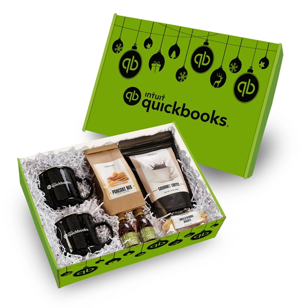 2 stainless steel speckled camping mugs, coffee, pancake mix, maple syrup... from ASI 71685 Midnite Snax®