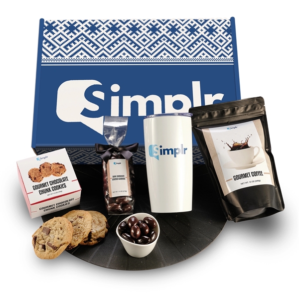 20 oz stainless steel straight dual wall vacuum tumbler, coffee, chocolate... from ASI 71685 Midnite Snax®